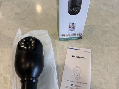 2Pk Light Bulb Security Camera.