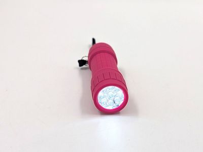 Pink LED Flashlight 4 Inch Mini Torch Light