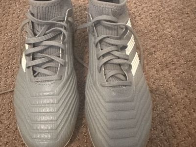 Adidas Predator Soccer Cleats Gray/green High Top Men's Size 7