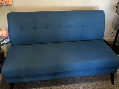Blue couch