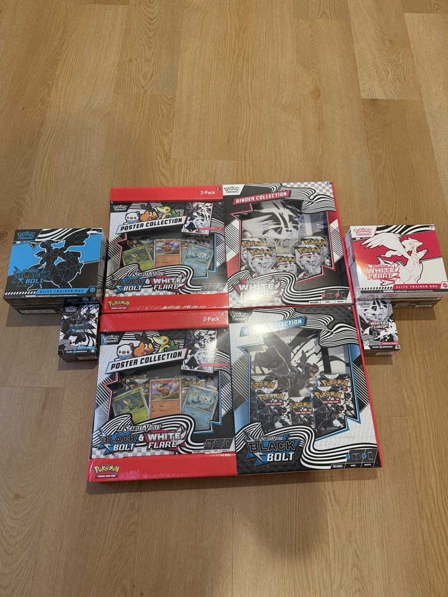 Pokemon - Black Bolt / White Flare Bundle