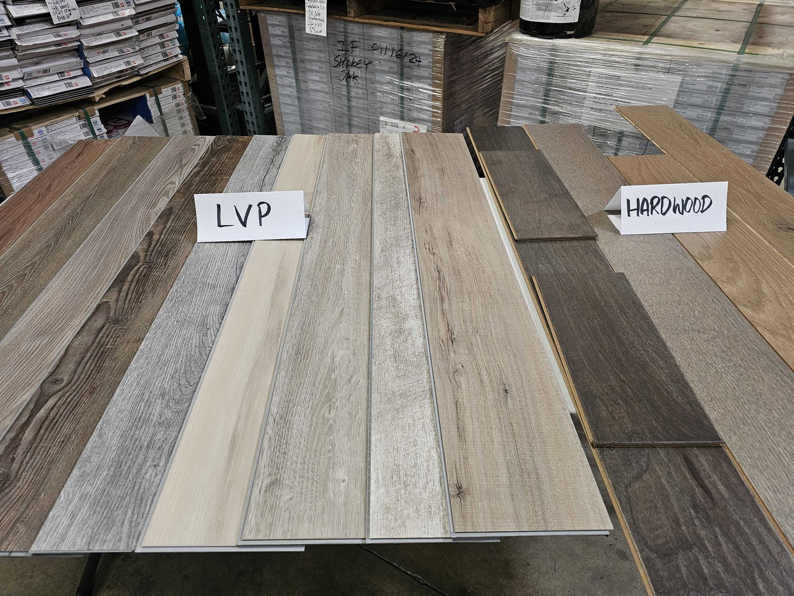 LVP and Hardwood Flooring - Quantities above 150 SqFt