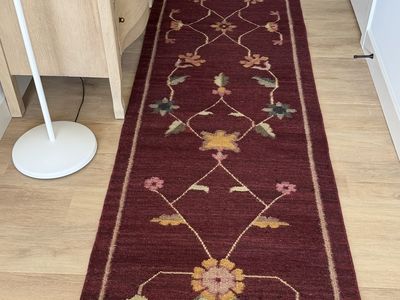12 ft 100% Wool Runner Rug