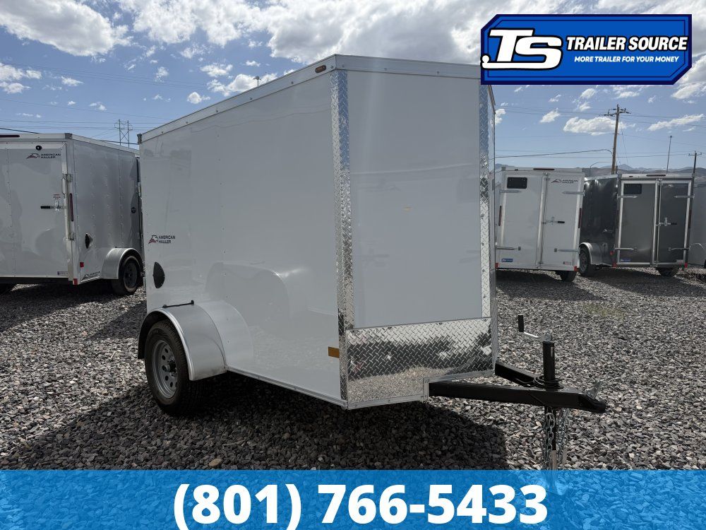 5x8 American Hauler Arrow Enclosed Cargo Trailer - 5'6" Interior - 3.5K GVWR - .080 PolyCor, Ramp Door