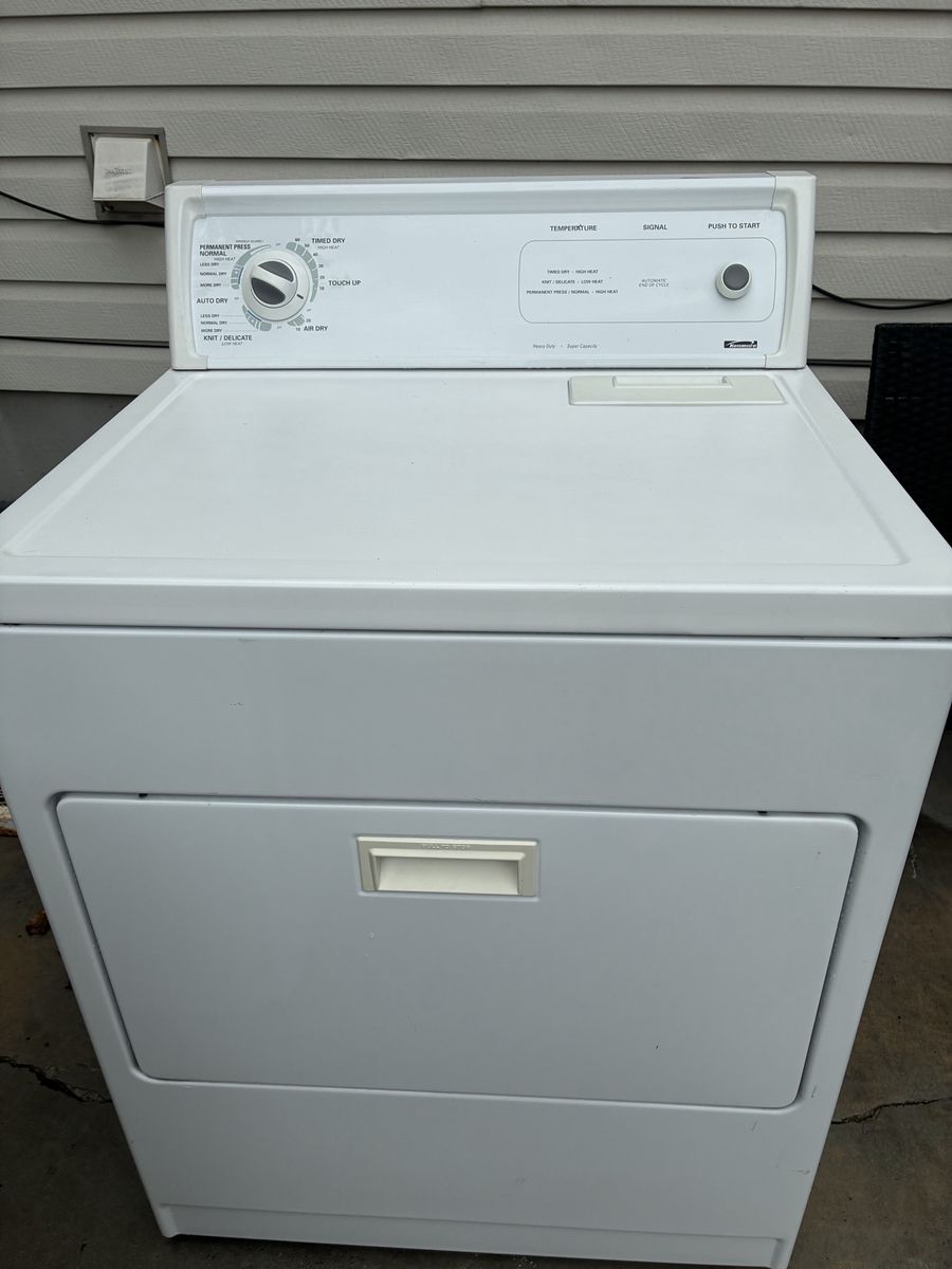 Kenmore Heavy Duty Super Capacity Electric Clothes Dryer - White