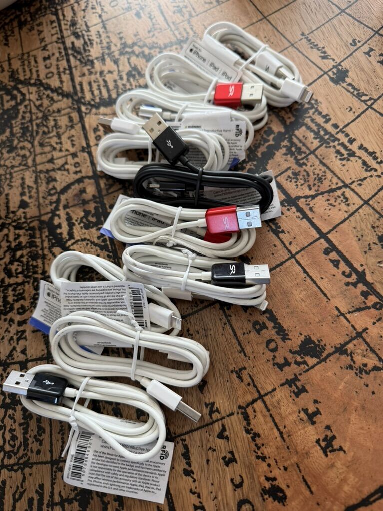 Lighting Cable For Iphone  10 Pck