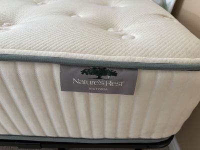 Dunlop and Talalay Organic Latex Hybrid by Nature's Rest Pocketed Coil Mattress w/Organic Wool Flame Barrier