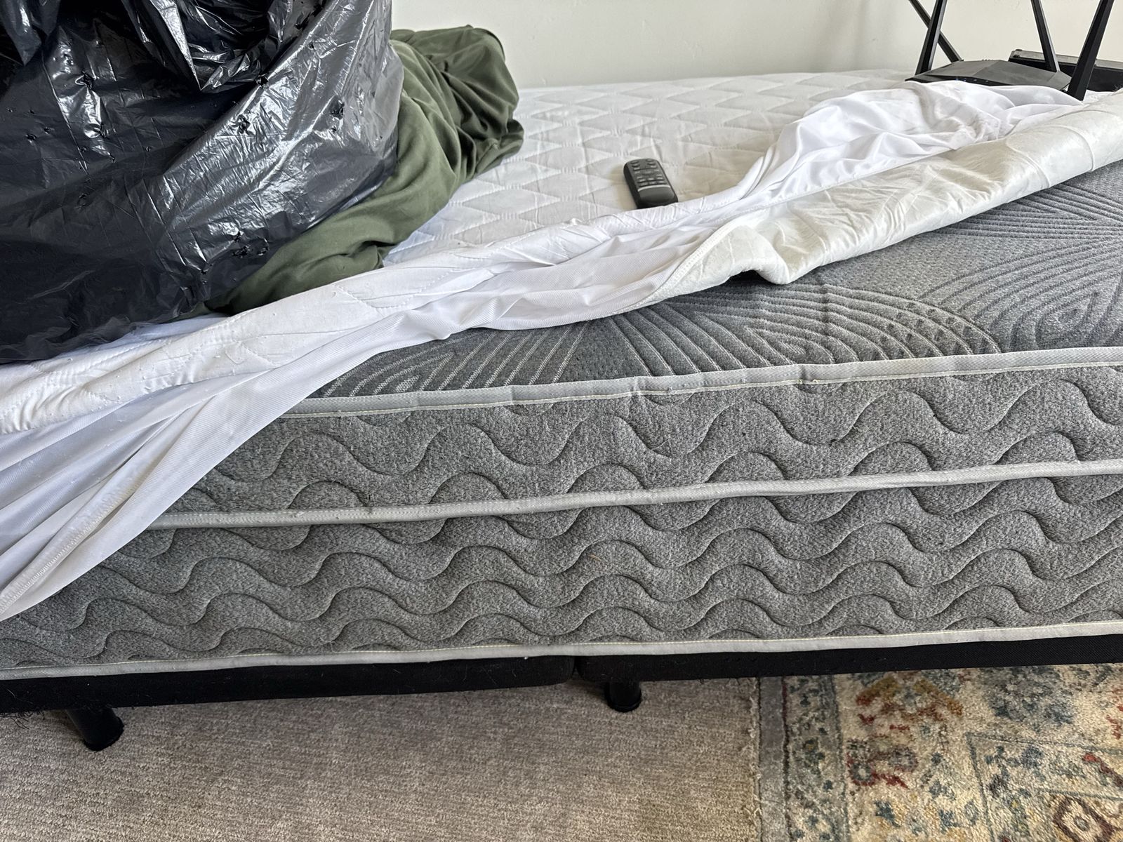 Used Twin XL adjustable bed.
