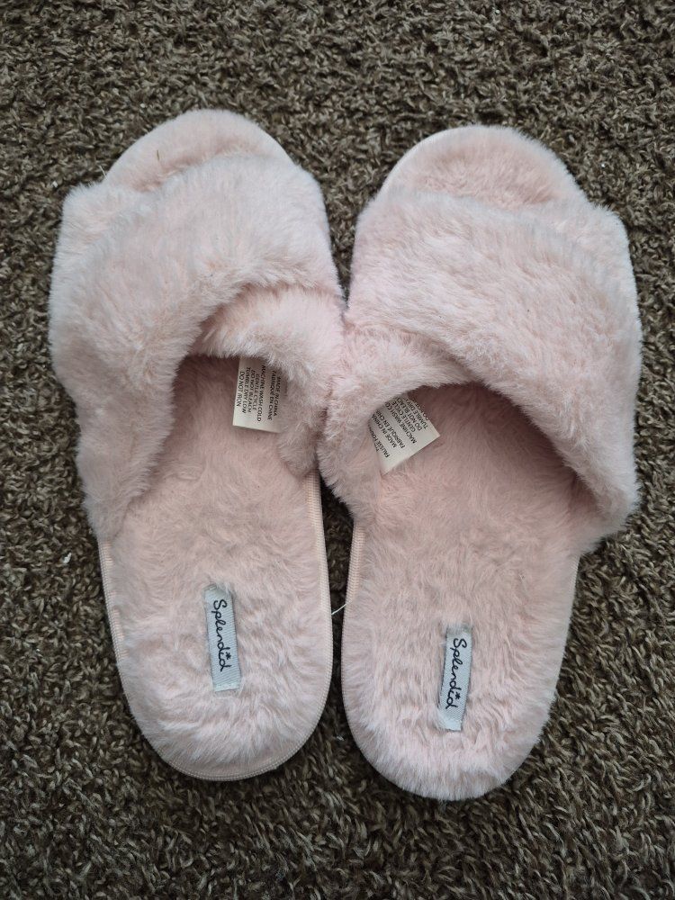 pink slippers M/L