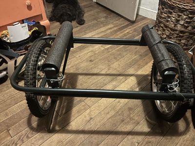 Folding Kayak Dolly Hand Cart with All-Terrain Wheels