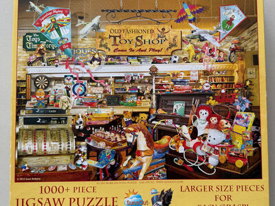1000+ Piece Jigsaw Puzzle by SunsOut, An Old Fashioned Toy Shop
