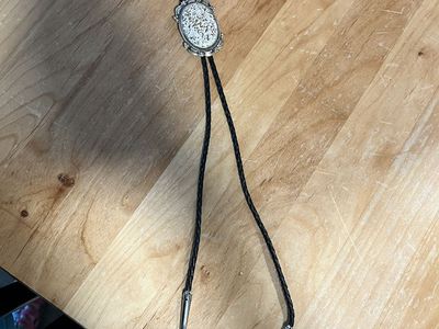 Dino bone bolo tie