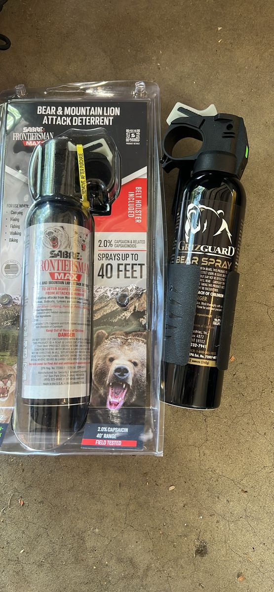 2 bear sprays