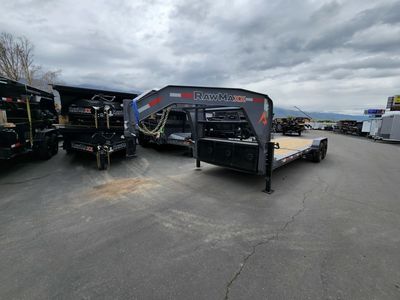 2026 RawMaxx 24' Gooseneck G7X Tilt 14K Equipment