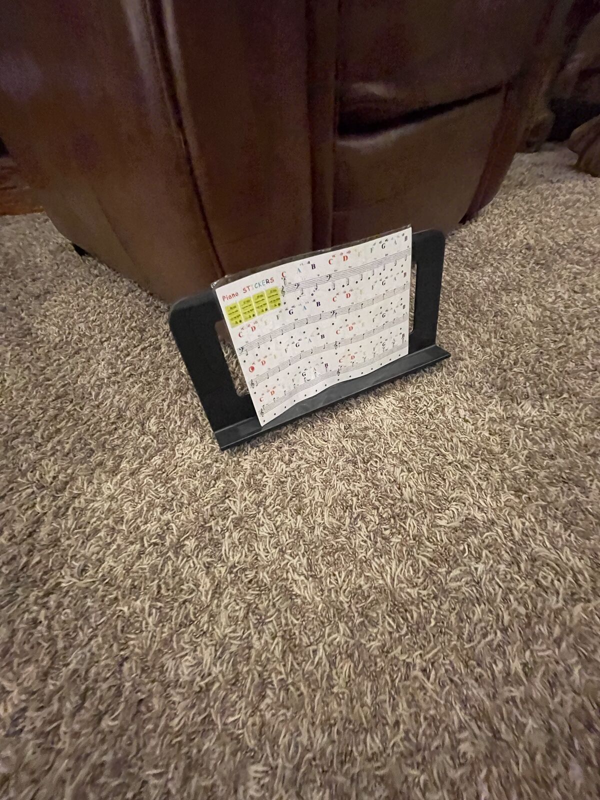 Donner dep - 1 black piano with stand