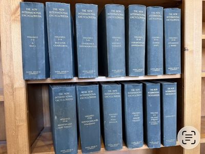 The New International Encyclopaedia, 1909 Dodd, Mead & Company, Complete 23-Volume Set