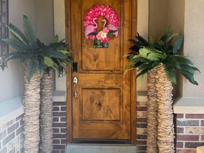 Handmade PALM TREES, Party Decor, Luau, Coconut