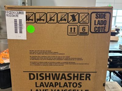 Frigidaire FFCD2413UW 24" Built-in Dishwasher in White, Brand New!