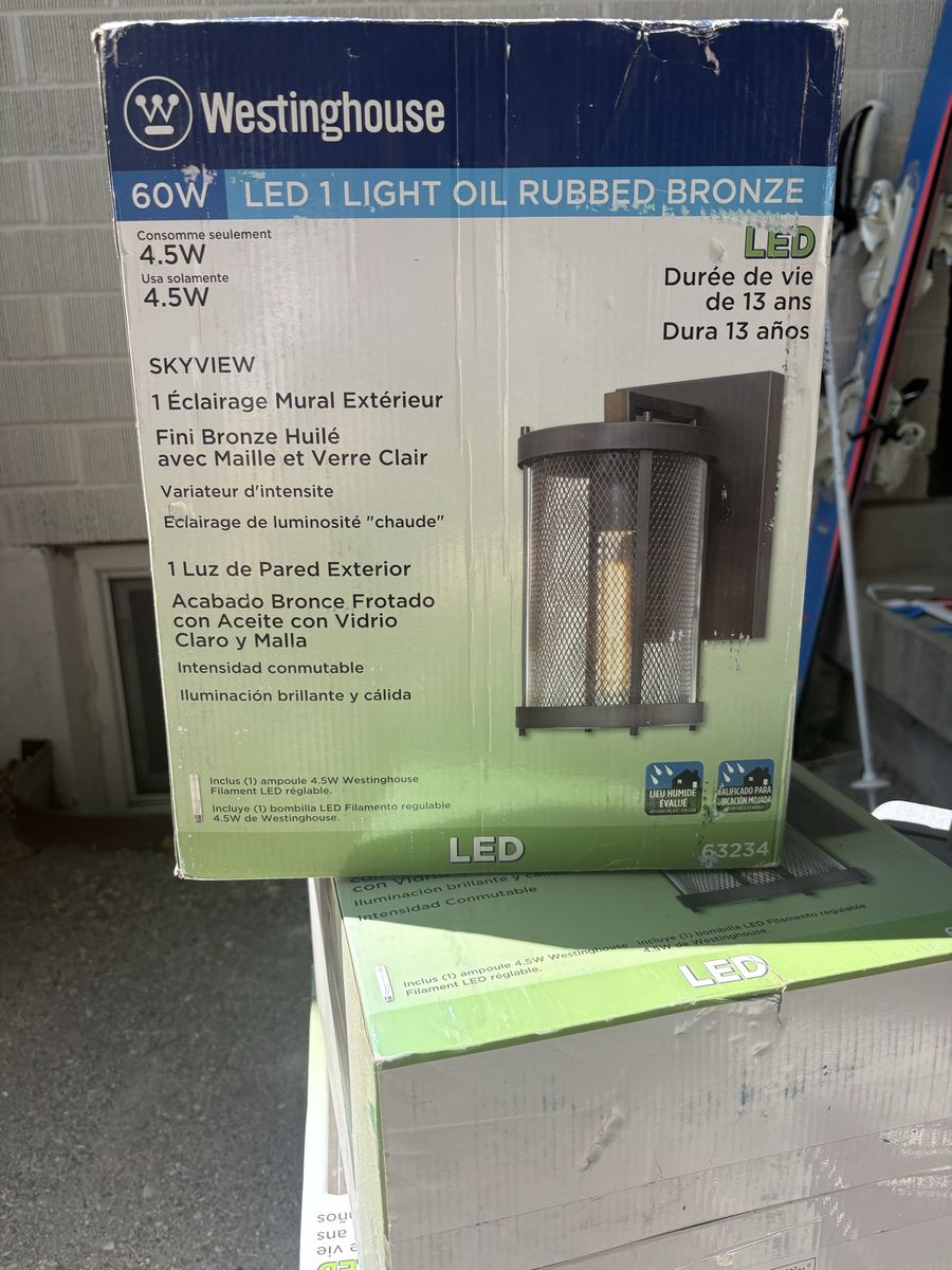Sconce lights outdoor 3 matching lights