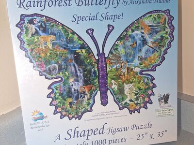 Butterfly Shaped Puzzle 1000 pieces