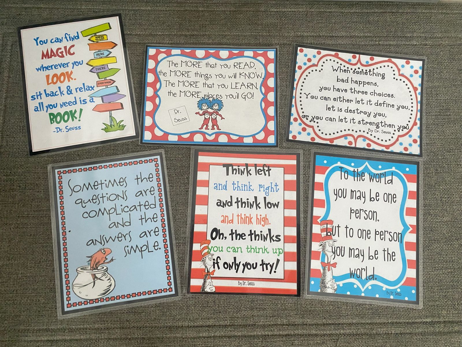 Dr. Seuss Quotes Bulletin Board