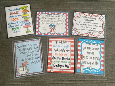 Dr. Seuss Quotes Bulletin Board