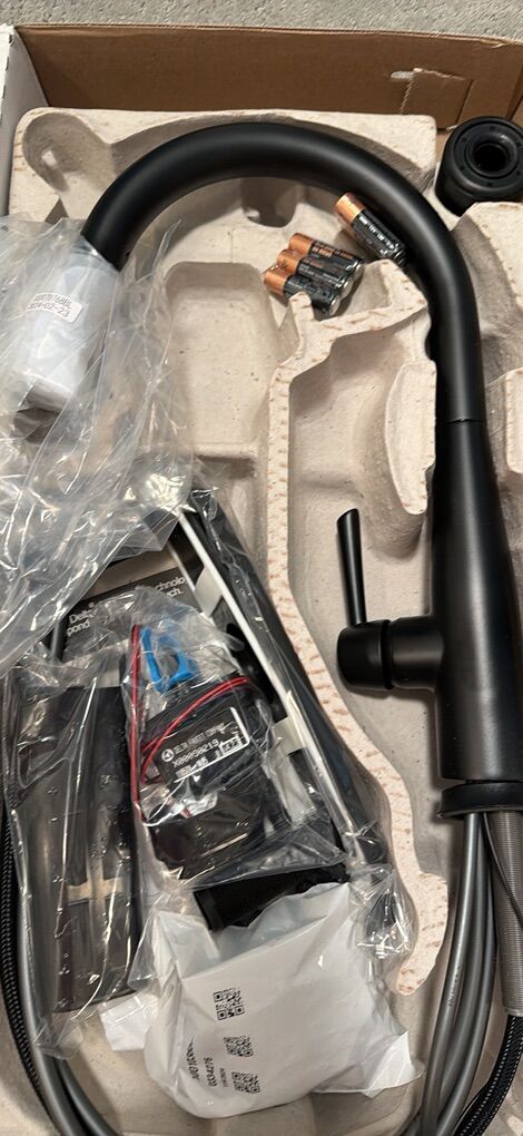 Matte Black Delta Touch Kitchen Faucet