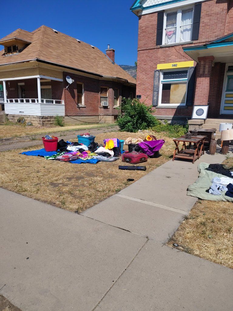 Multi-Family Yard Sale - Clothes, Furniture, Home Goods & Storage Tubs