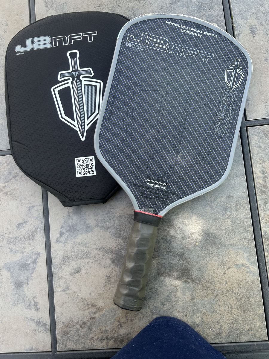 Honolulu J2 NFT Pickleball Paddle - Hesacore Grip and New Grip Tape