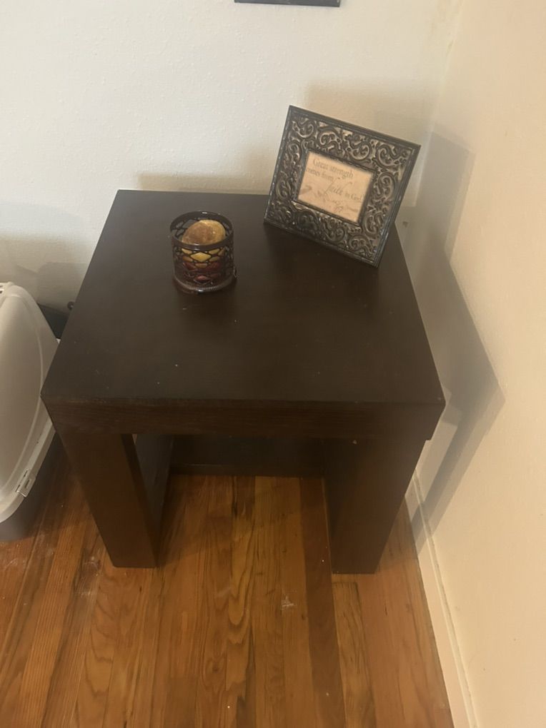 Two Wooden Tables