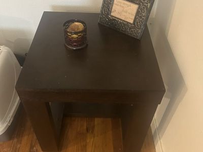 Two Wooden Tables
