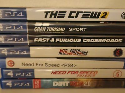 7 PS4 Racing Games - $10/ea or $60/all