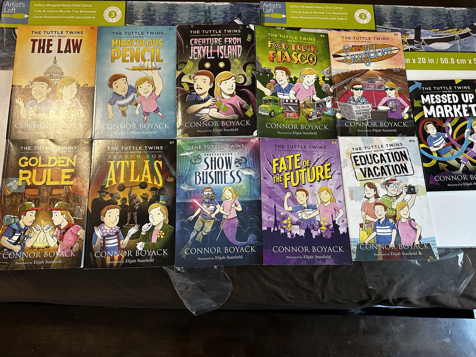 Tuttle Twins Connor Boyack set of 19 books in good condition