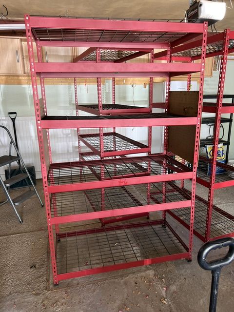 Two Heavy Duty Storage Racks
