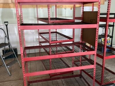 Two Heavy Duty Storage Racks