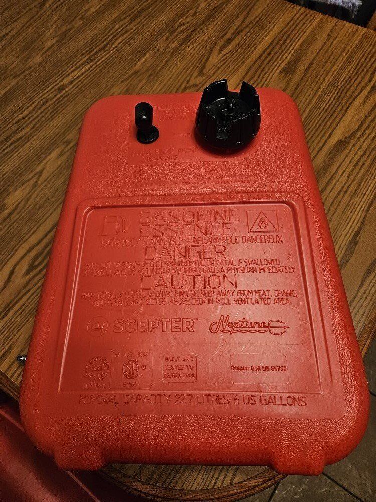 Scepter 6 gal Boat Fuel Tank