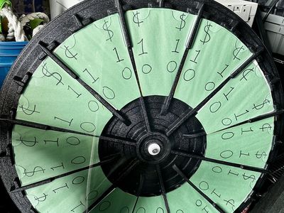 24" Tabletop Prize Wheel with Metal Stand