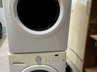 Working Stackable Washer and Dryer