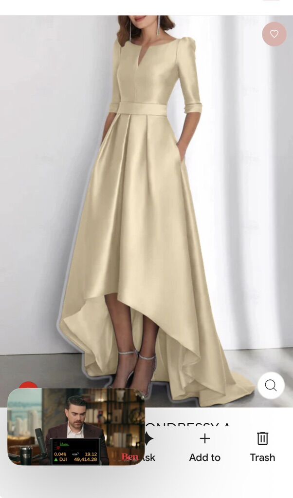 formal Dress Mother Of The Bride/prom Champagne