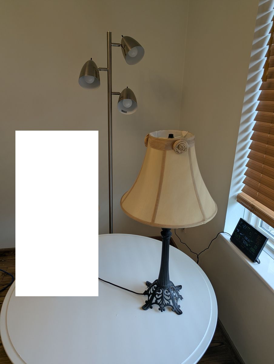 Lamp with Shade & Pole Lamp  $15 each
