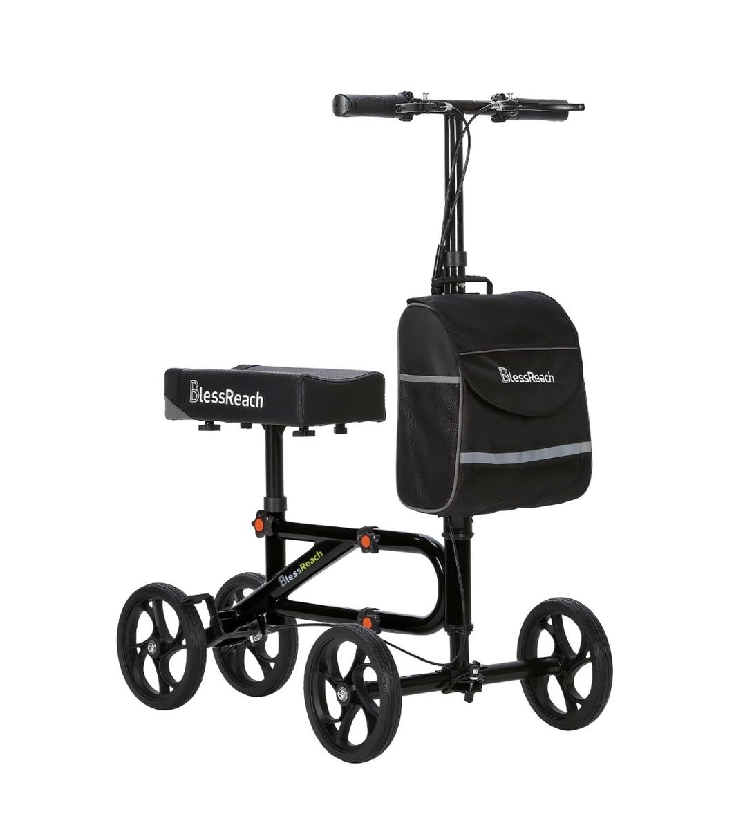 Brand New Model # WB 2111 Post Surgery Knee Scooter Steerable and Fully Adjustable for all Heights Simple Assembly