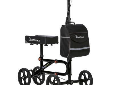 Brand New Model # WB 2111 Post Surgery Knee Scooter Steerable and Fully Adjustable for all Heights Simple Assembly
