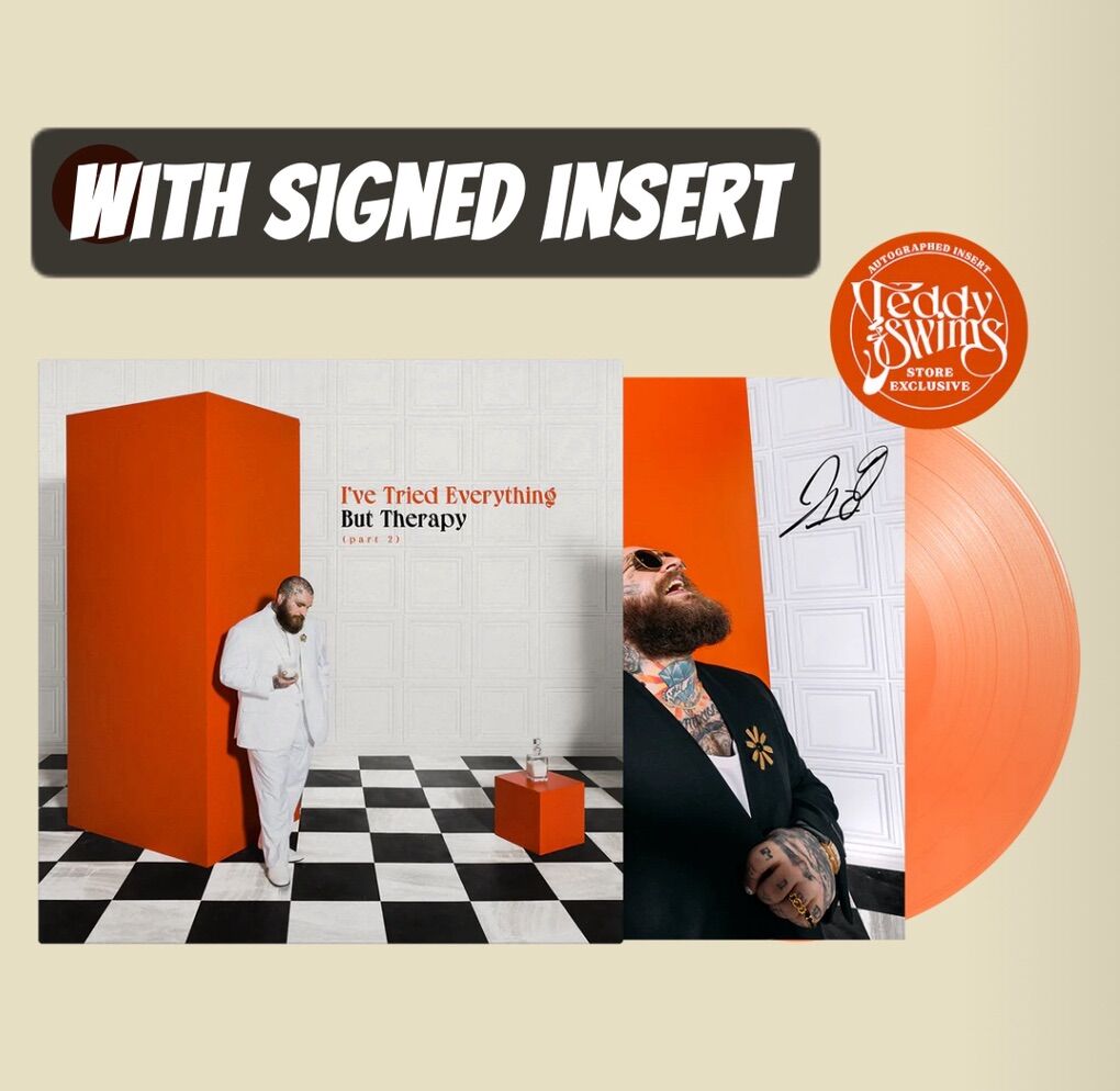Teddy Swims-SIGNED Orange Vinyl-SEALED