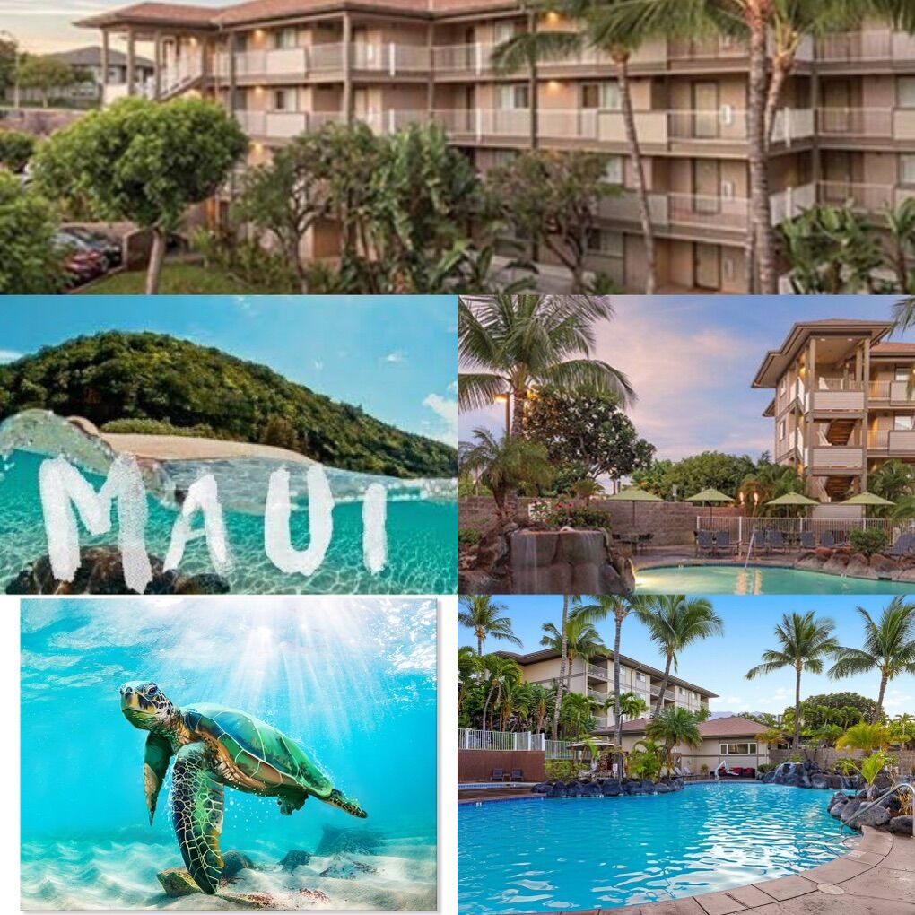 Maui Hawaii 2 bedroom 7nts for rent Summer 2026