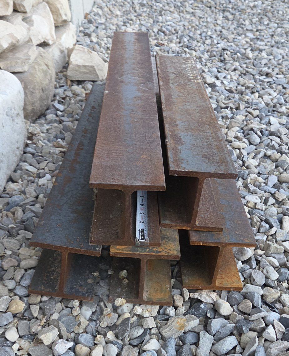 5 Steel I Beams