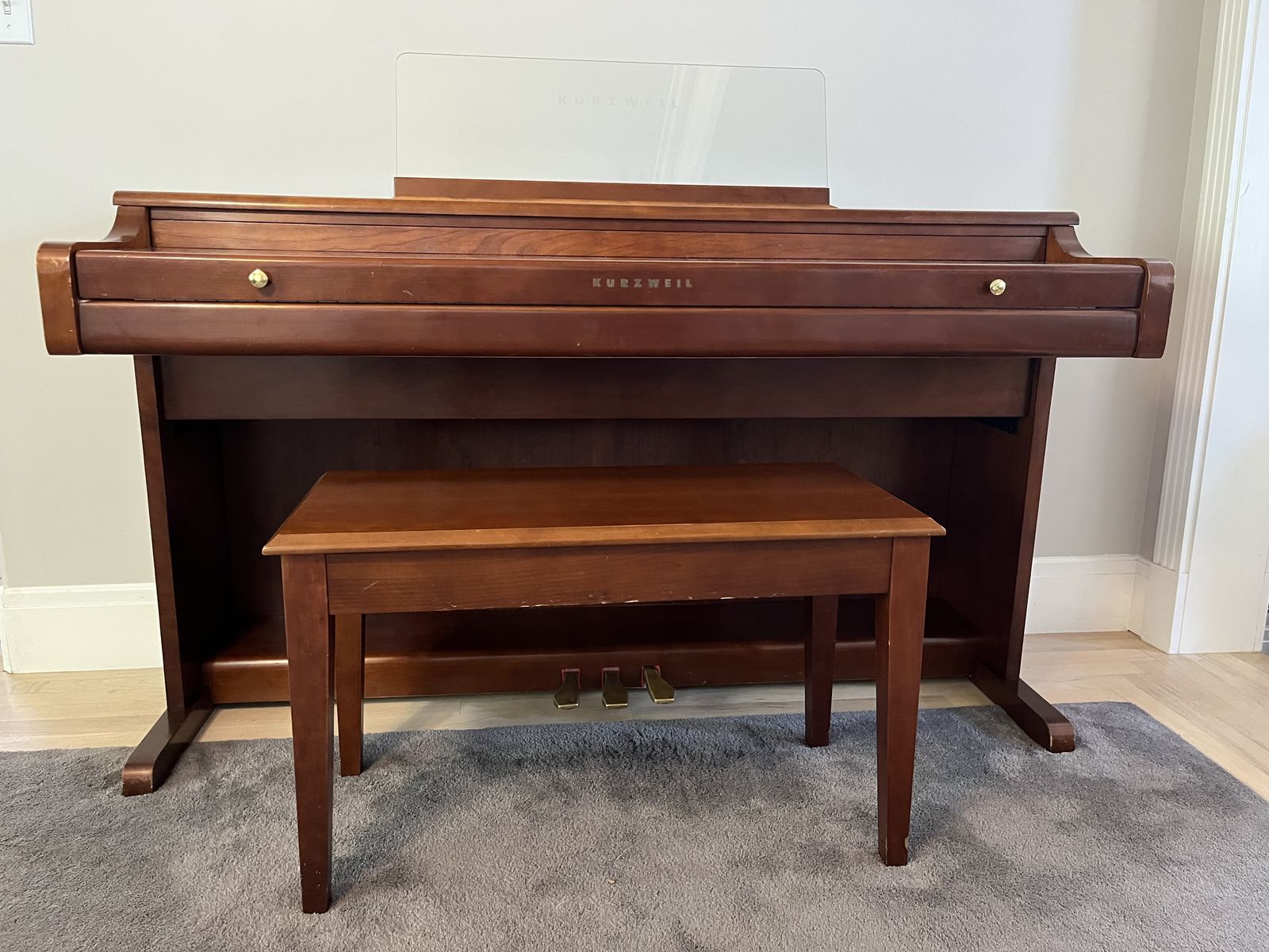 Kurzweil Digital Piano with Bench - Wood Finish