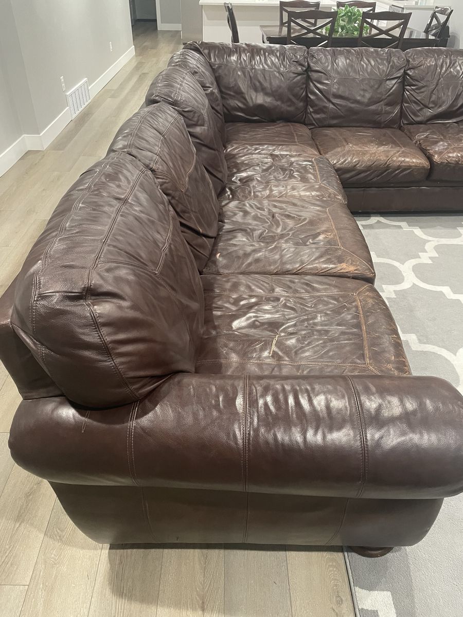 Leather Sectional