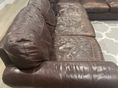 Leather Sectional