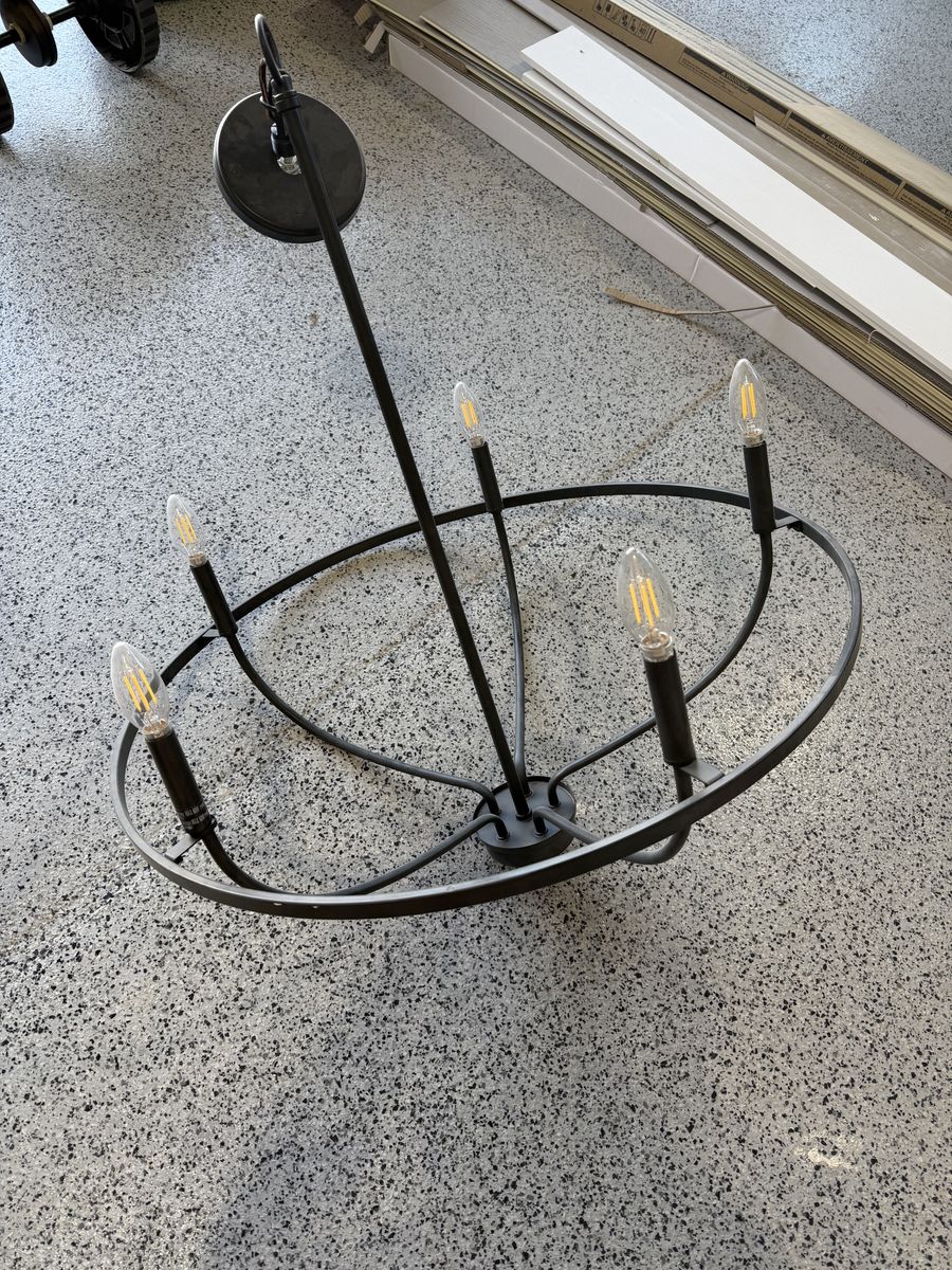 New black chandelier