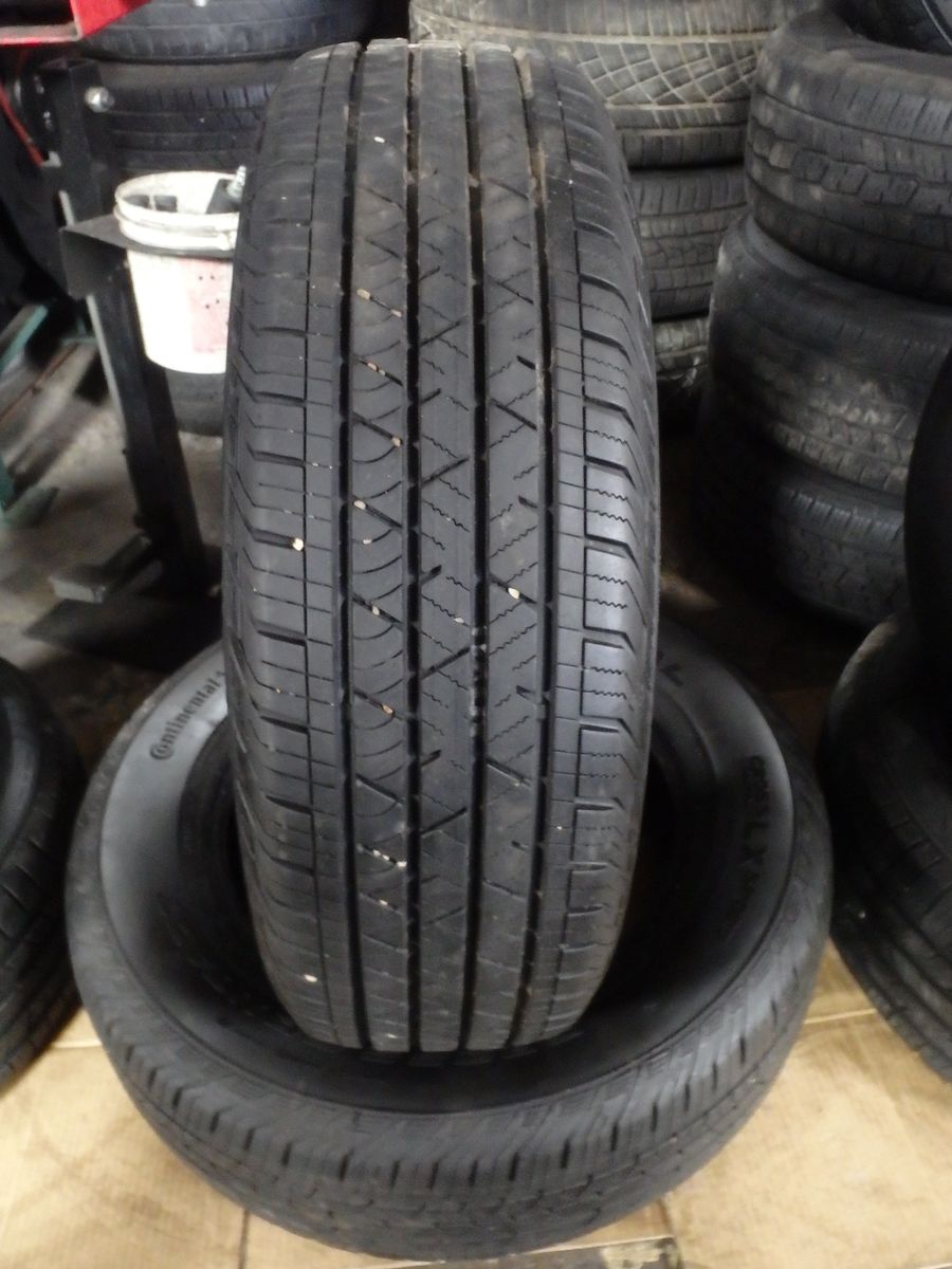 235/65R18 CONTINENTAL CROSSCONTACT LX SPORT PAIR OF TWO USED TIRES